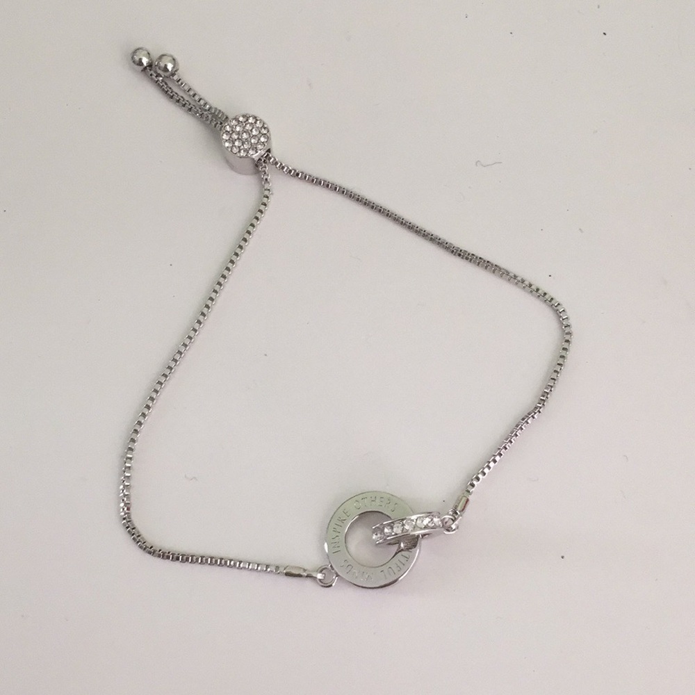 New! Swarovski Crystal sterling silver bracelet